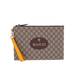 GUCCI Neo GG Supreme Pouch Clutch Bag
